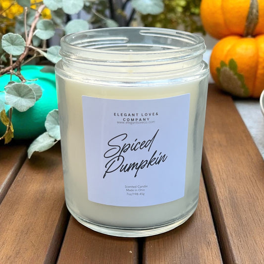 Spiced Pumpkin Scented Candle